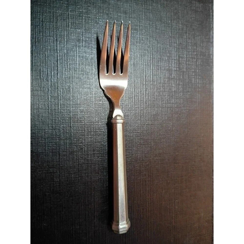 Gorham OCTETTE Pewter Satin Silverware Salad Fork 6 3/8
